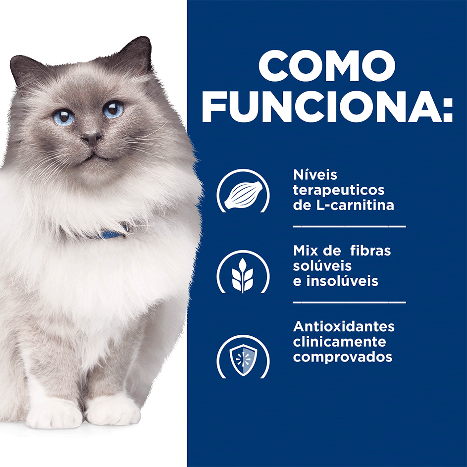 Ração Hills Feline Prescription Diet R/D Perda de Peso 1,81Kg - 1,81Kg