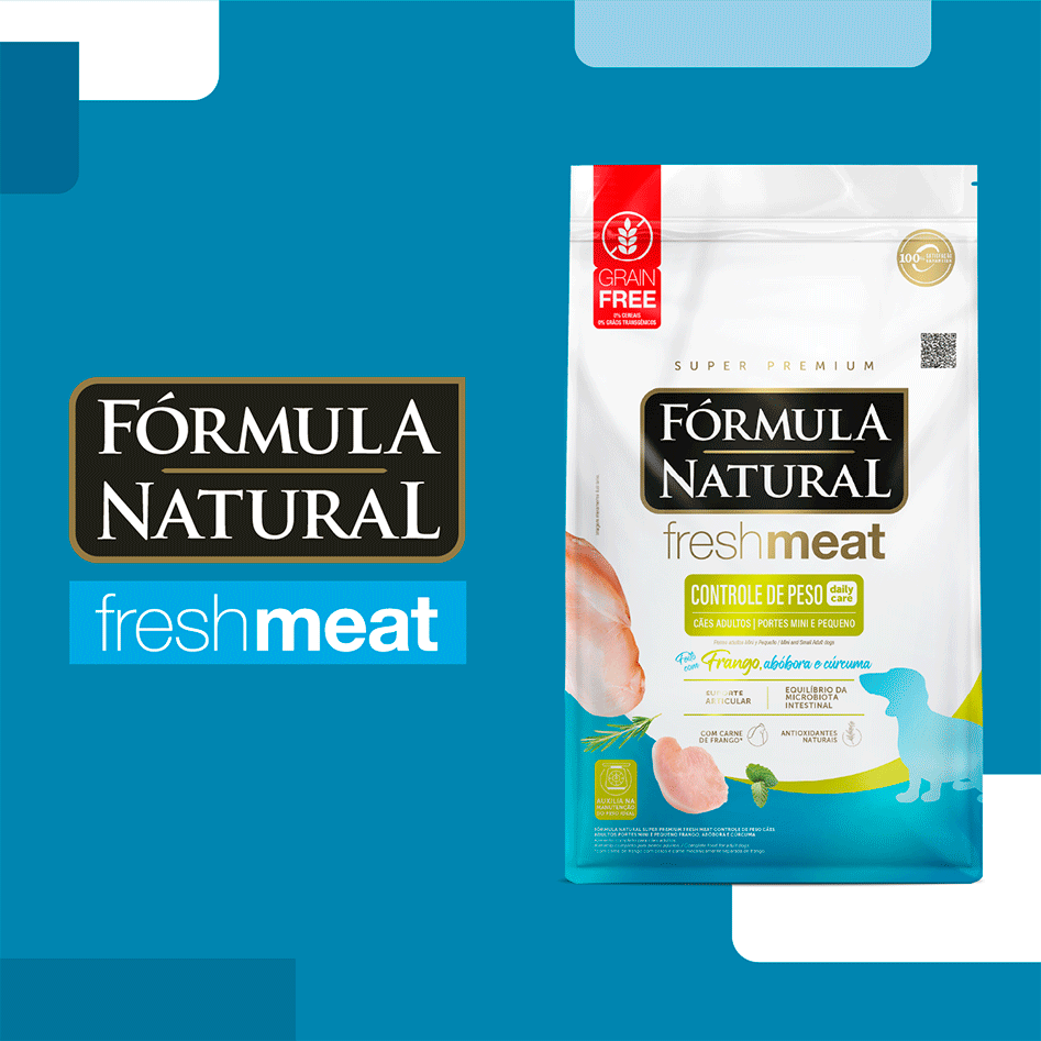 Ração Seca Fórmula Natural Fresh Meat Cães Light Raças Mini e Pequena - 2,5Kg