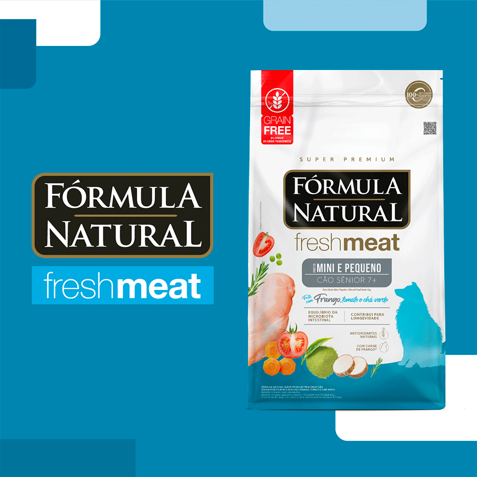 Ração Seca Fórmula Natural Fresh Meat Cães Sênior Raças Mini e Pequena - 2,5Kg