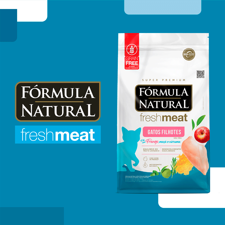 Ração Seca Fórmula Natural Fresh Meat Gatos Filhotes - 1Kg