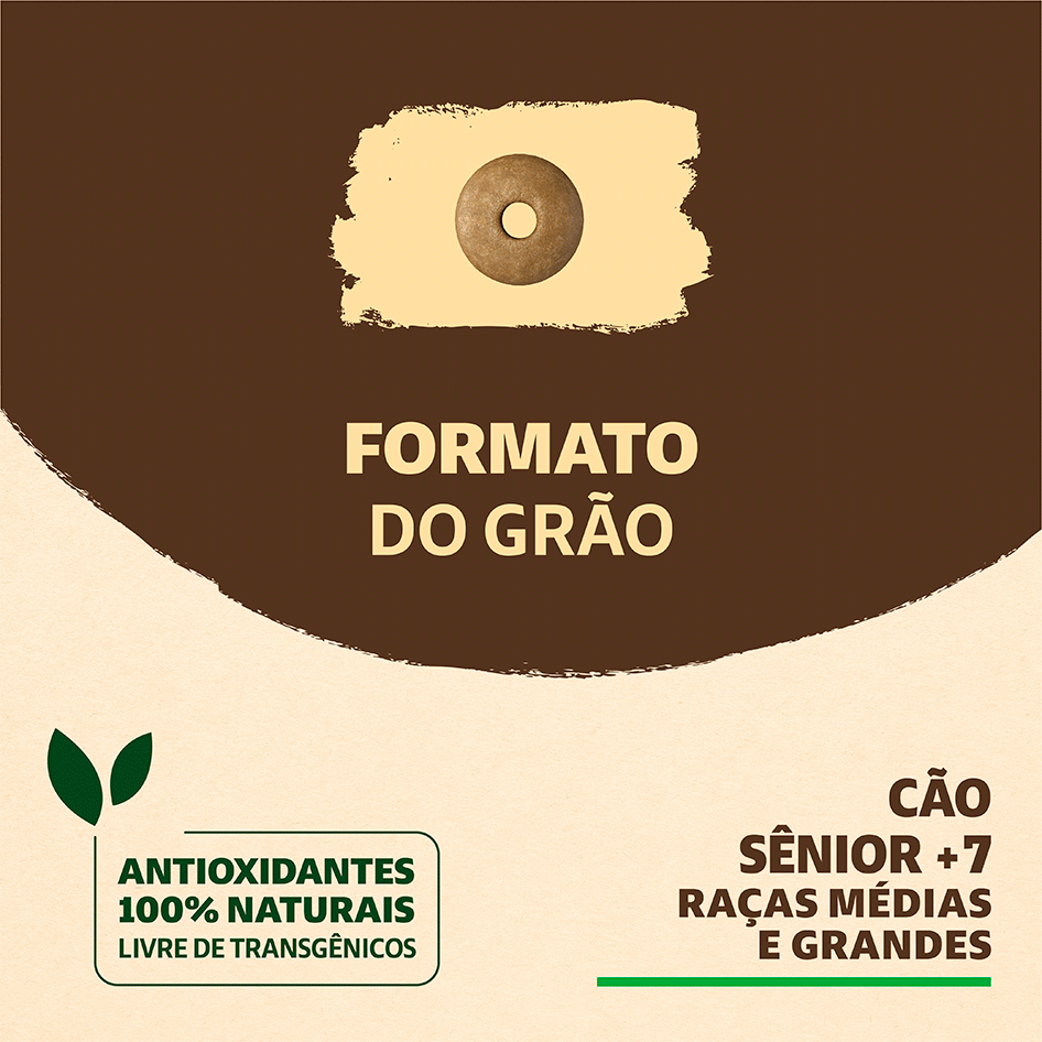 Ração Seca Quatree Supreme Cordeiro e Frango Cães Sênior +7 Raças Médias e Grandes - 15Kg