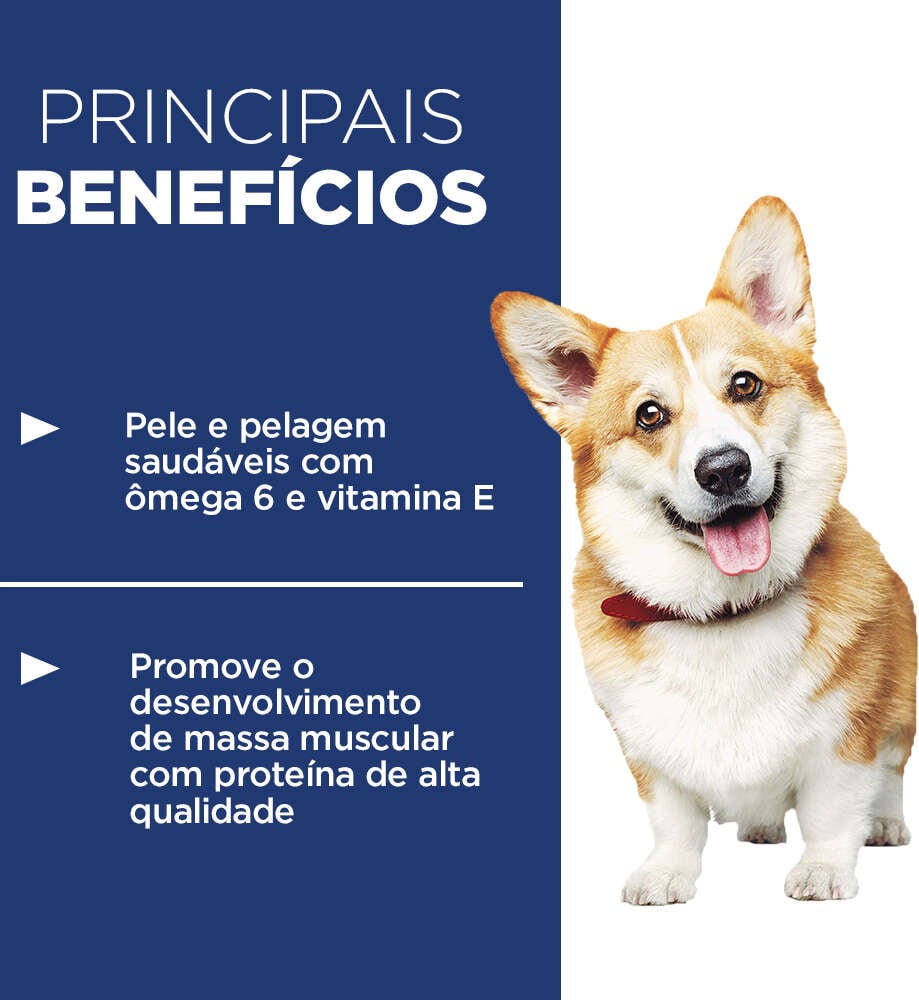 Ração Seca Hill's Science Diet Pedaços Pequenos para Cães Adultos - 6,8Kg