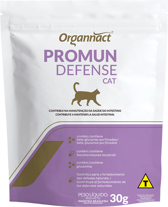 Suplemento Vitamínico Organnact Promun Defense Cat para Gatos - 30 g