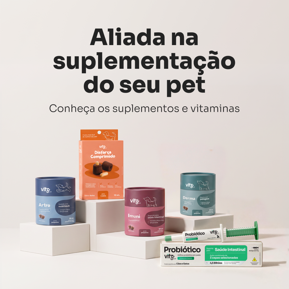 Suplemento Probiótico Vitz Pet Pasta para Cães e Gatos - 14g