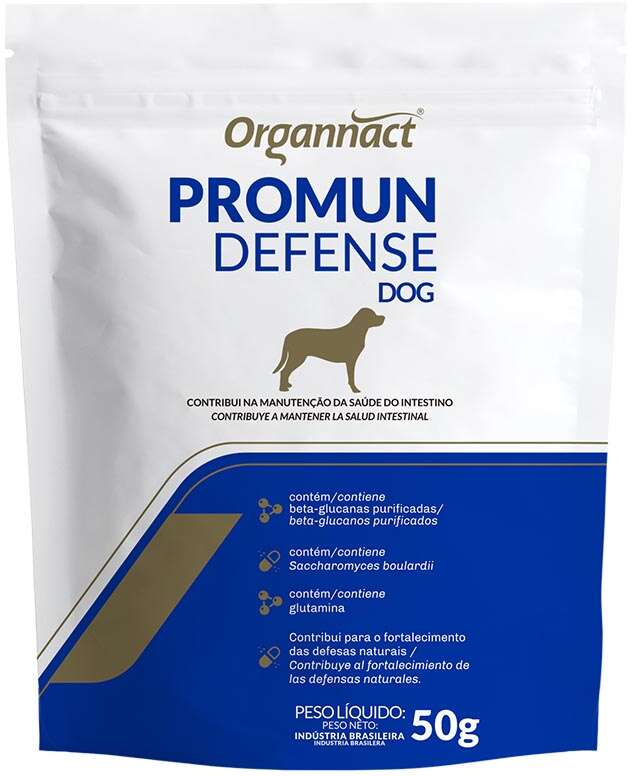 Suplemento Vitamínico Organnact Promun Defense Dog para Cães - 50 g