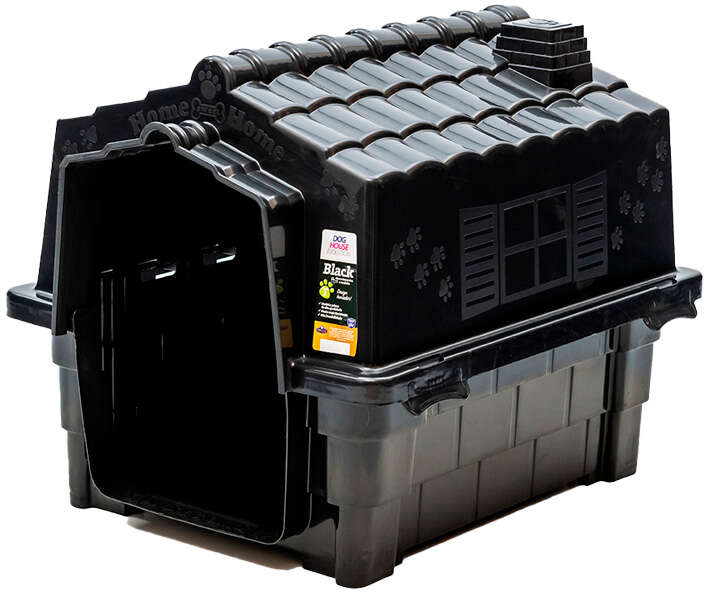 Casinha Pet Injet Dog House Evo para Cães Preto - Tam. 02