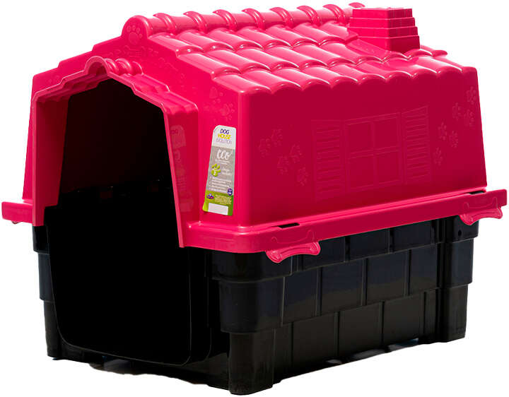 Casinha Pet Injet Dog House Evo para Cães Rosa - Tam. 02
