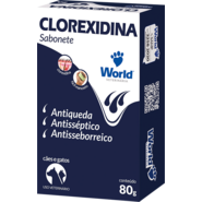 Sabonete World Veterinária Dug's Clorexidina Cães & Gatos