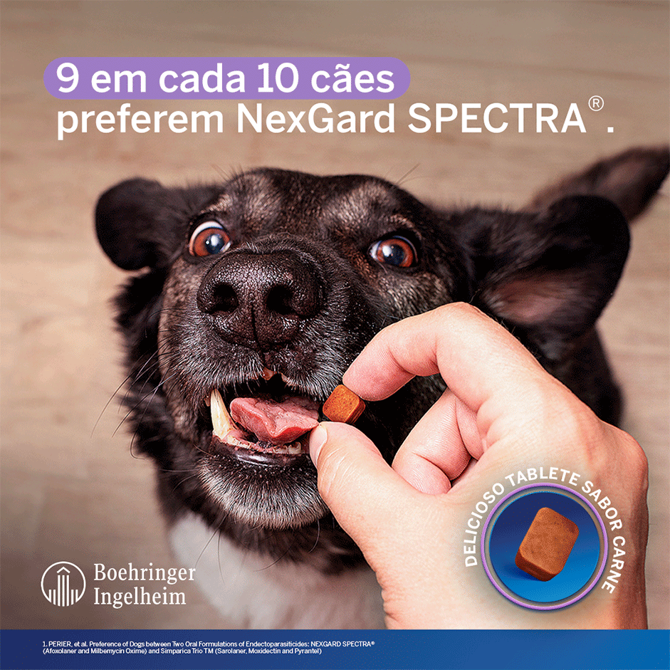 Antipulgas e Carrapatos NexGard Spectra 75 mg para Cães de 15,1 a 30Kg - 1 Comprimido