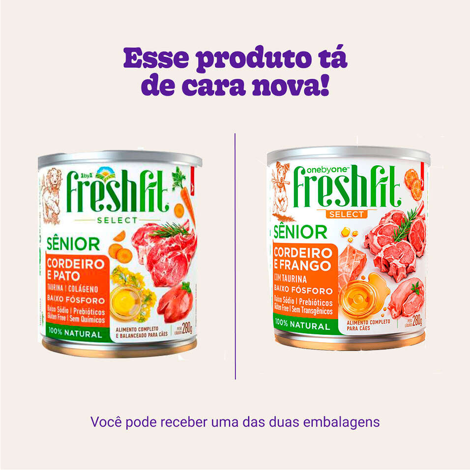 Ração Úmida Spin Pet Freshfit Select Cordeiro e Frango para Cães - 280 g