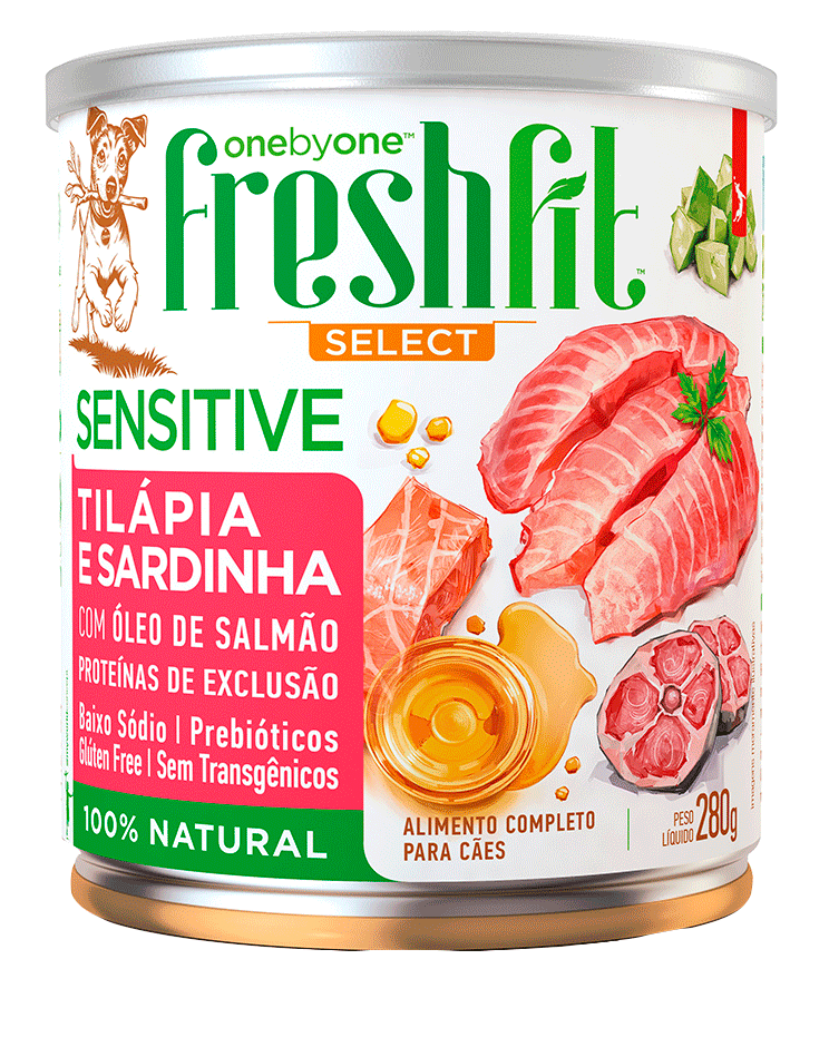 Ração Úmida Spin Pet Freshfit Select Tilápia e Sardinha para Cães - 280 g