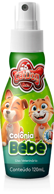 Deo Colônia CatDog & Cia Bébé para Cães e Gatos - 120 mL