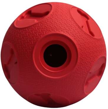 Brinquedo Kroco Bolinha Vermelho para Cães - Tam. P