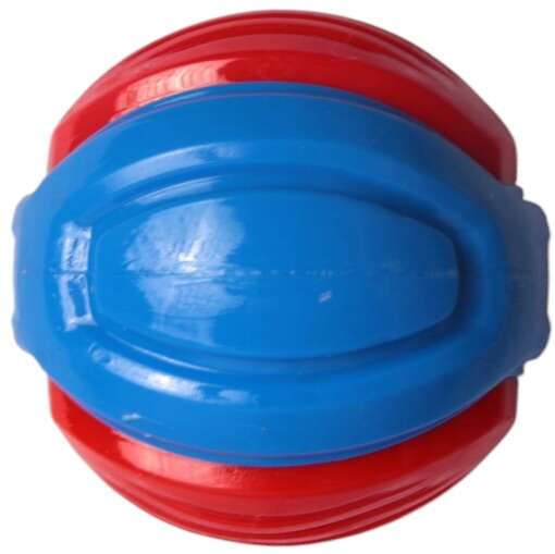 Brinquedo Kroco Bolinha Vermelha e Azul para Cães - Tam. Único