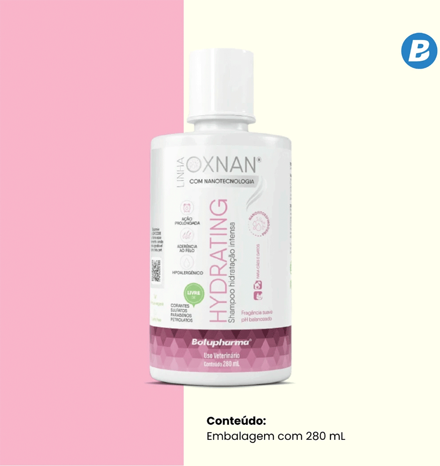 Shampoo Botupharma Pet Oxnan Hydrating - 280 mL