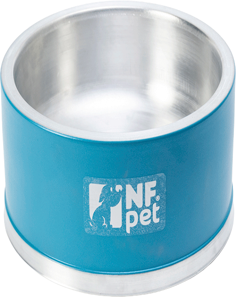 Bebedouro NF Pet Térmico Gelate Azul Glacial para Cães - 700 mL