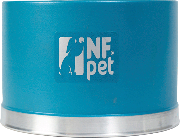 Bebedouro NF Pet Térmico Gelate Azul Glacial para Cães - 700 mL