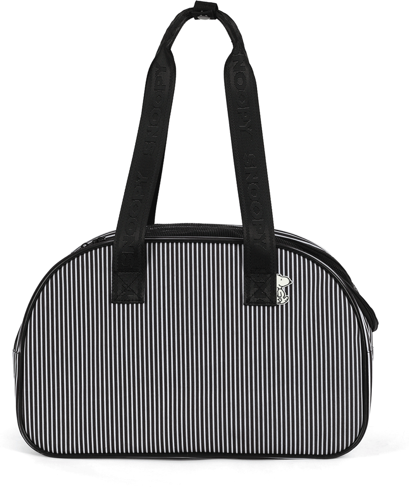 Bolsa Up4you Snoopy Preta Listras para Cães e Gatos - Tam. Único