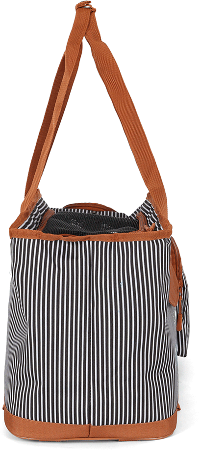 Bolsa Up4you Snoopy Marrom Listras para Cães e Gatos - Tam. Único