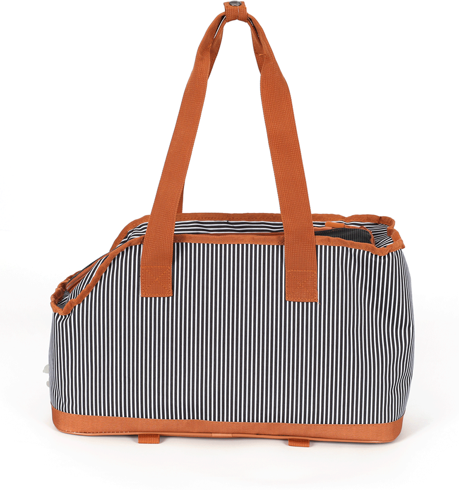 Bolsa Up4you Snoopy Marrom Listras para Cães e Gatos - Tam. Único