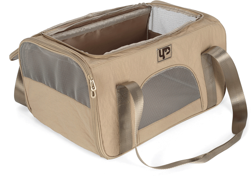 Caixa da Transporte Up4you Pet Linha Cream para Cães e Gatos - Tam. Único