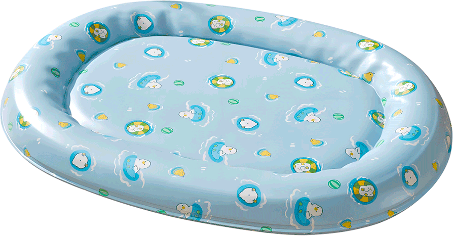 Tapete Redondo Gelado Up4you Azul para Cães - Tam. G