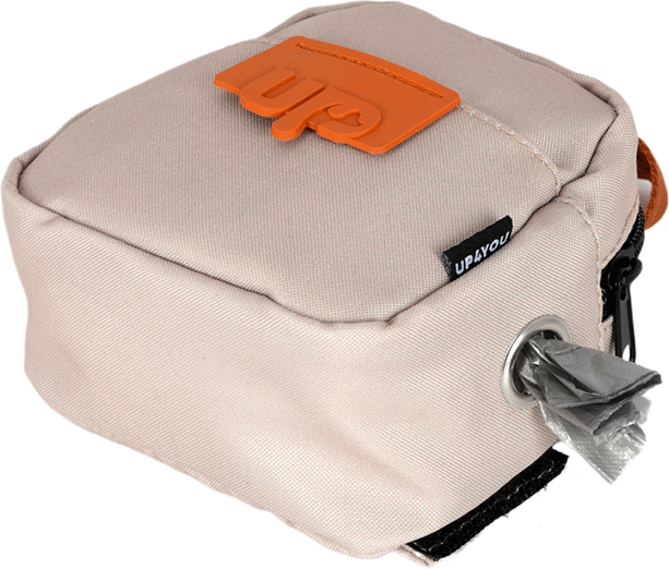Peitoral, Mochila e Guia Up4you Pet Bege para Cães - Tam. P