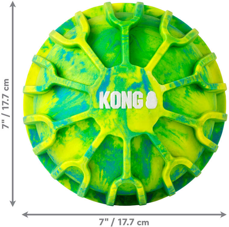 Brinquedo Mordedor Kong FlexBall Sport Ball para Cães - Tam. XG