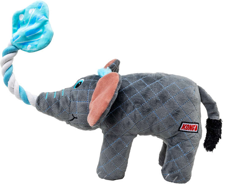 Brinquedo Pelúcia Kong Bendeez Elefante para Cães - Tam. G