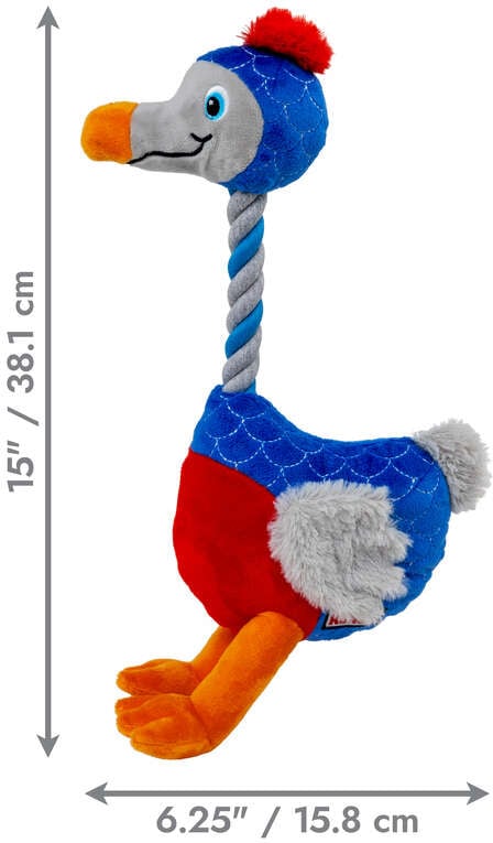 Brinquedo Pelúcia Kong Bendeez Pássaro para Cães - Tam. G