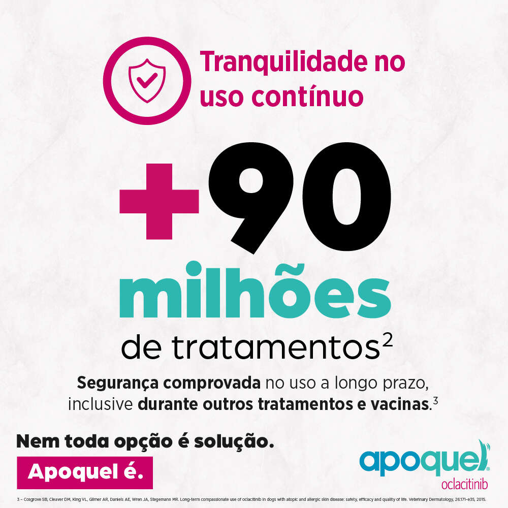 Apoquel Dermatológico Zoetis para Cães - 5,4 mg