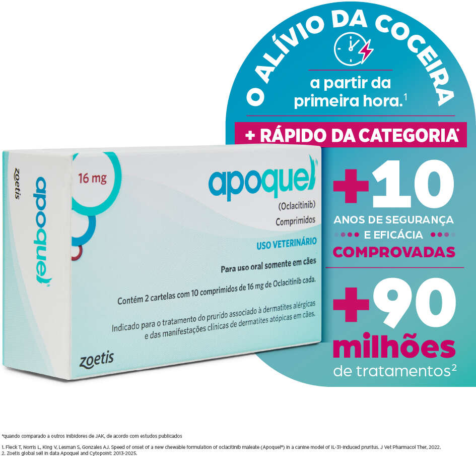 Tratamento para Coceira Apoquel 16mg