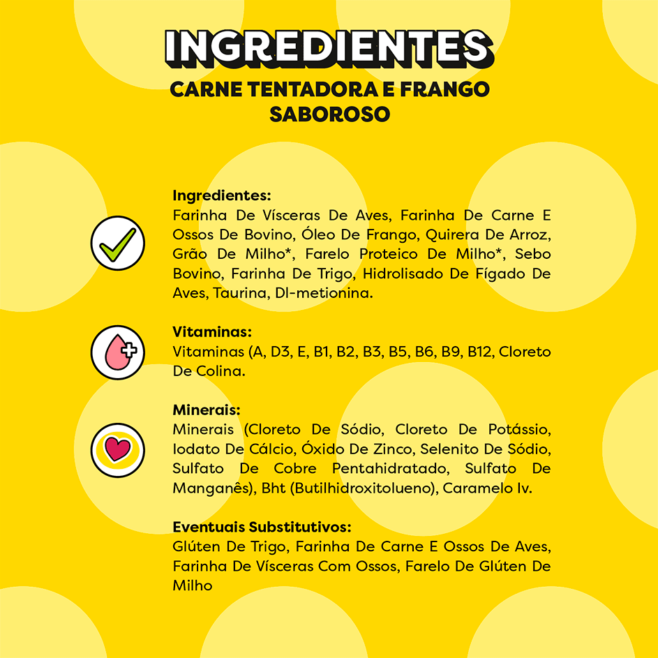 Petisco Dreamies Irresistível para Gatos Adultos Sabor Carne e Frango - 80 g