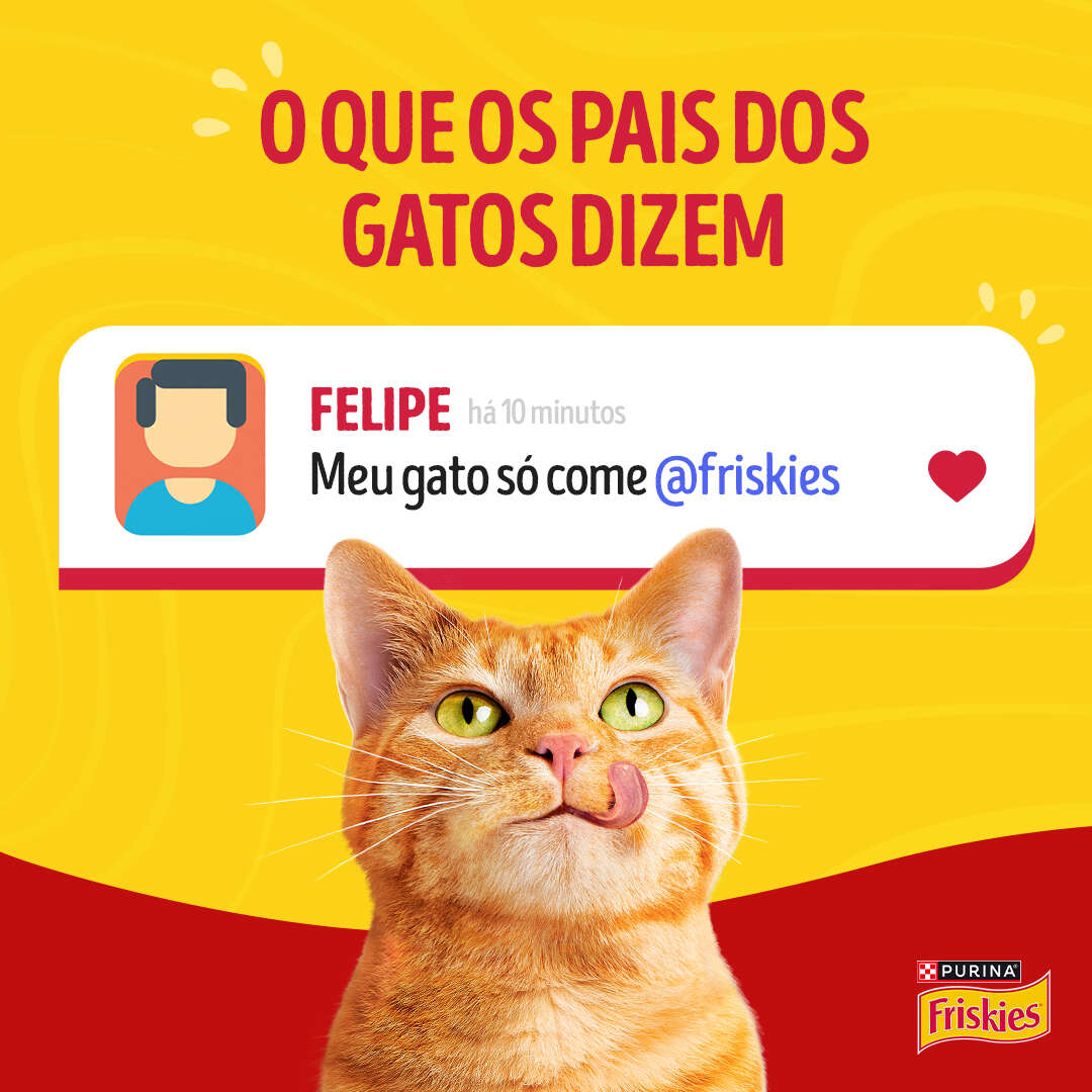 Ração Úmida Purina Friskies Patê Sensações para Gatos Adultos Sabor Frango - 75 g