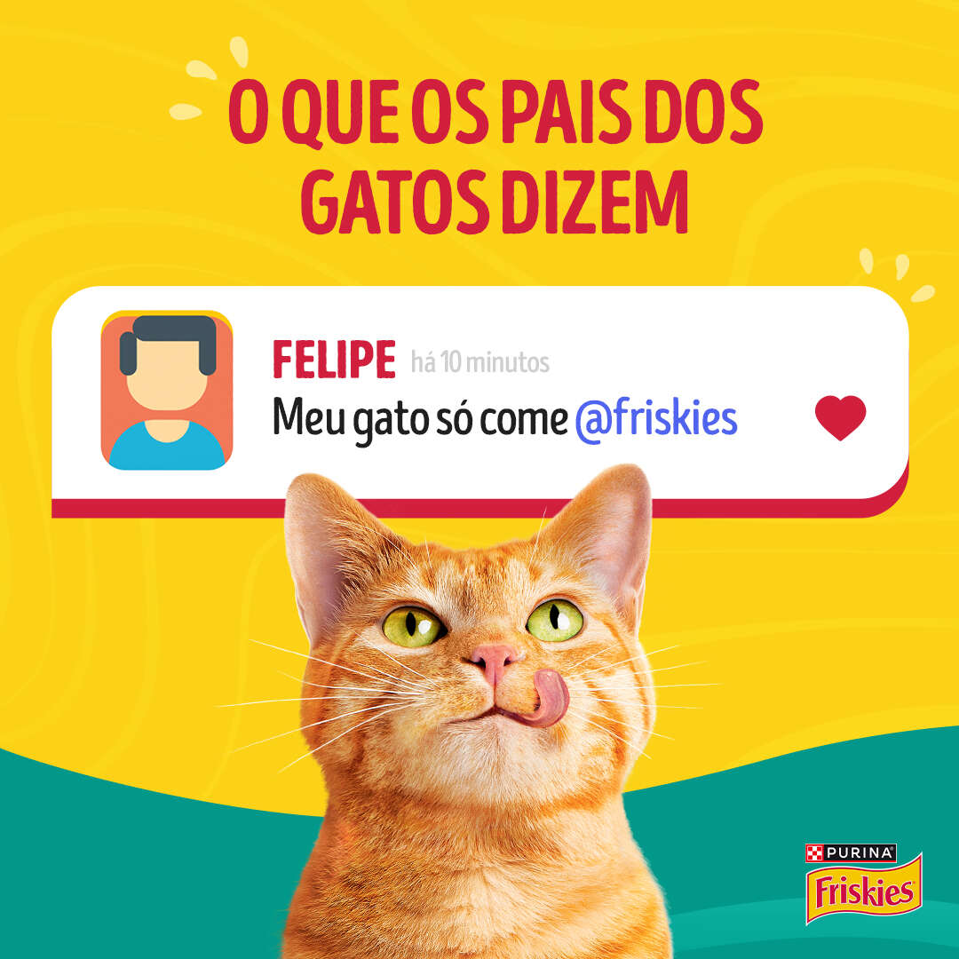 Ração Úmida Purina Friskies Patê Sensações para Gatos Adultos Sabor Atum - 75 g