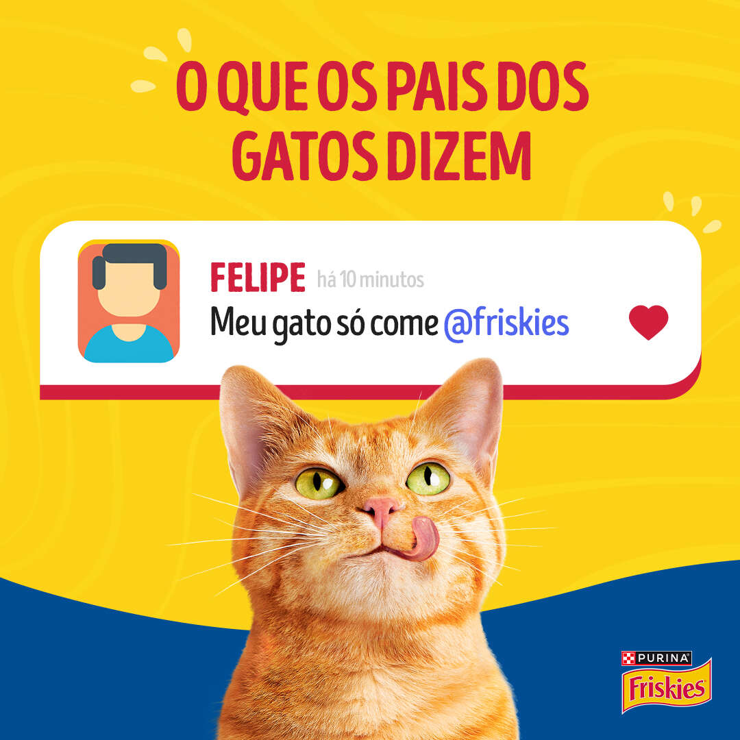 Ração Úmida Purina Friskies Patê Sensações para Gatos Adultos Sabor Mar de Sabores - 75 g