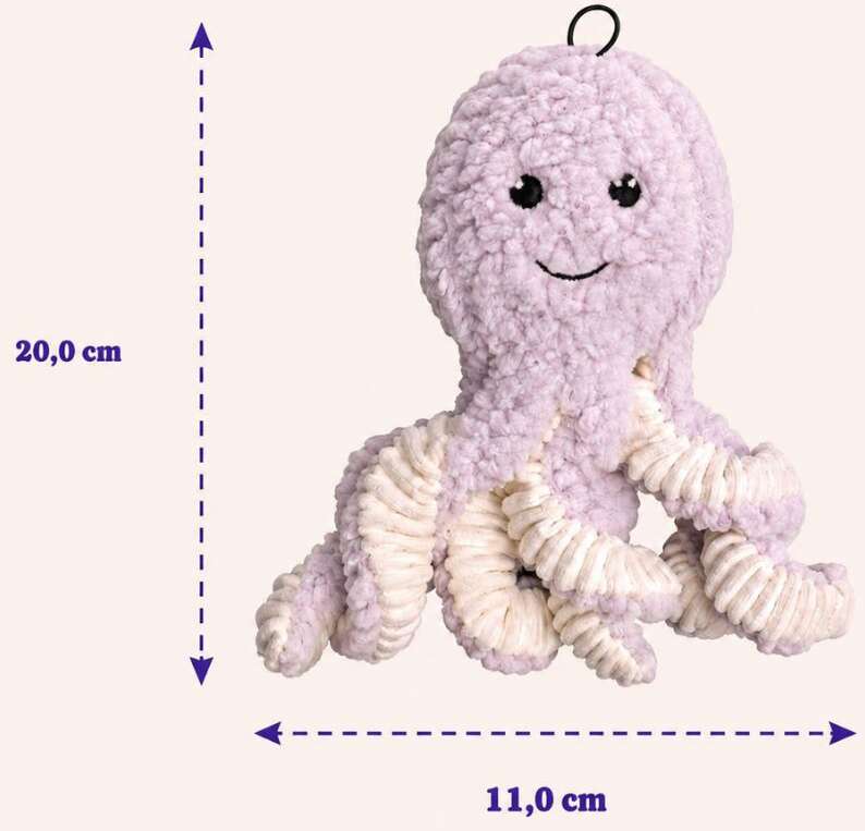 Brinquedo Pelúcia Kroco Polvo para Cães - Tam. Único