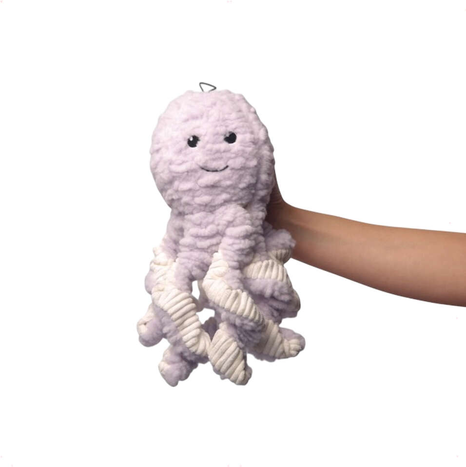 Brinquedo Pelúcia Kroco Polvo para Cães - Tam. Único