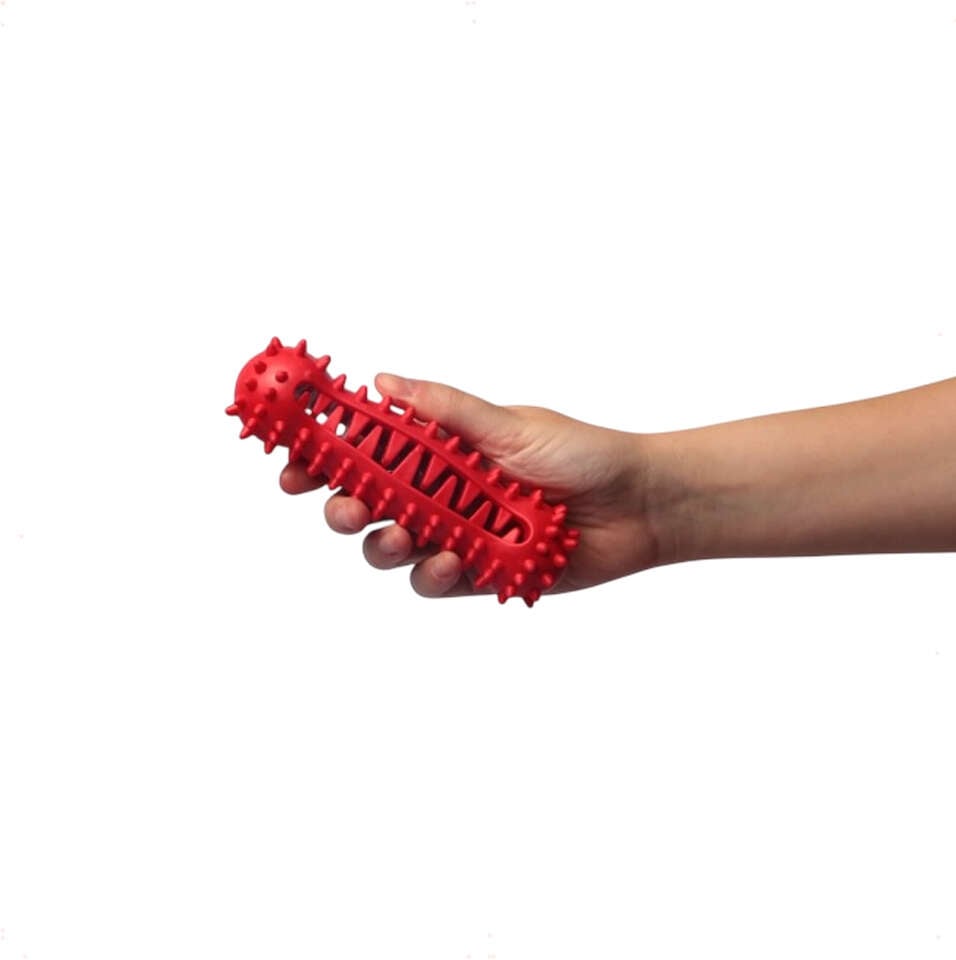 Brinquedo Mordedor Kroco Vermelho para Cães - Tam. Único