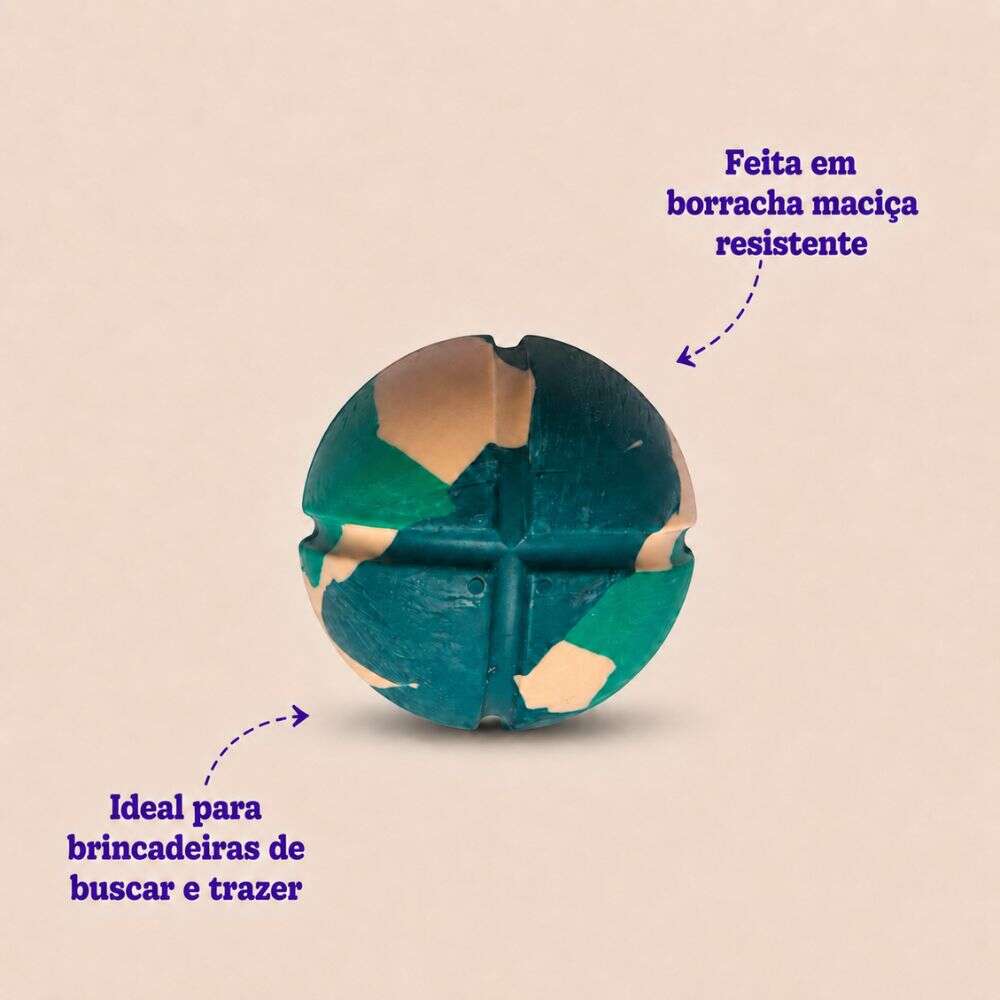 Brinquedo Kroco Bolinha Verde para Cães - Tam. Único