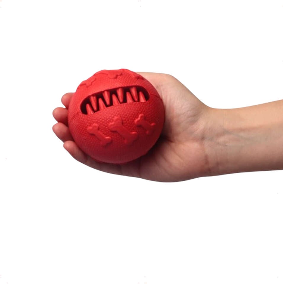 Brinquedo Kroco Bolinha Vermelho para Cães - Tam. Único