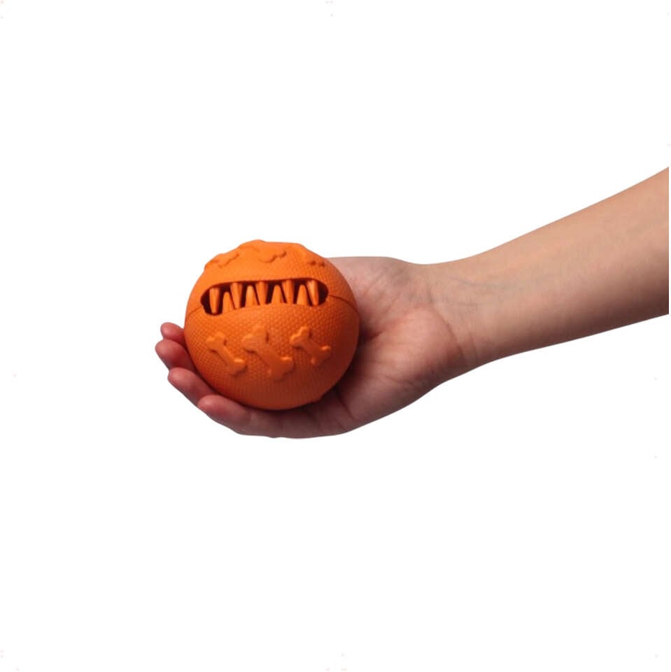 Brinquedo Kroco Bolinha Laranja para Cães - Tam. Único