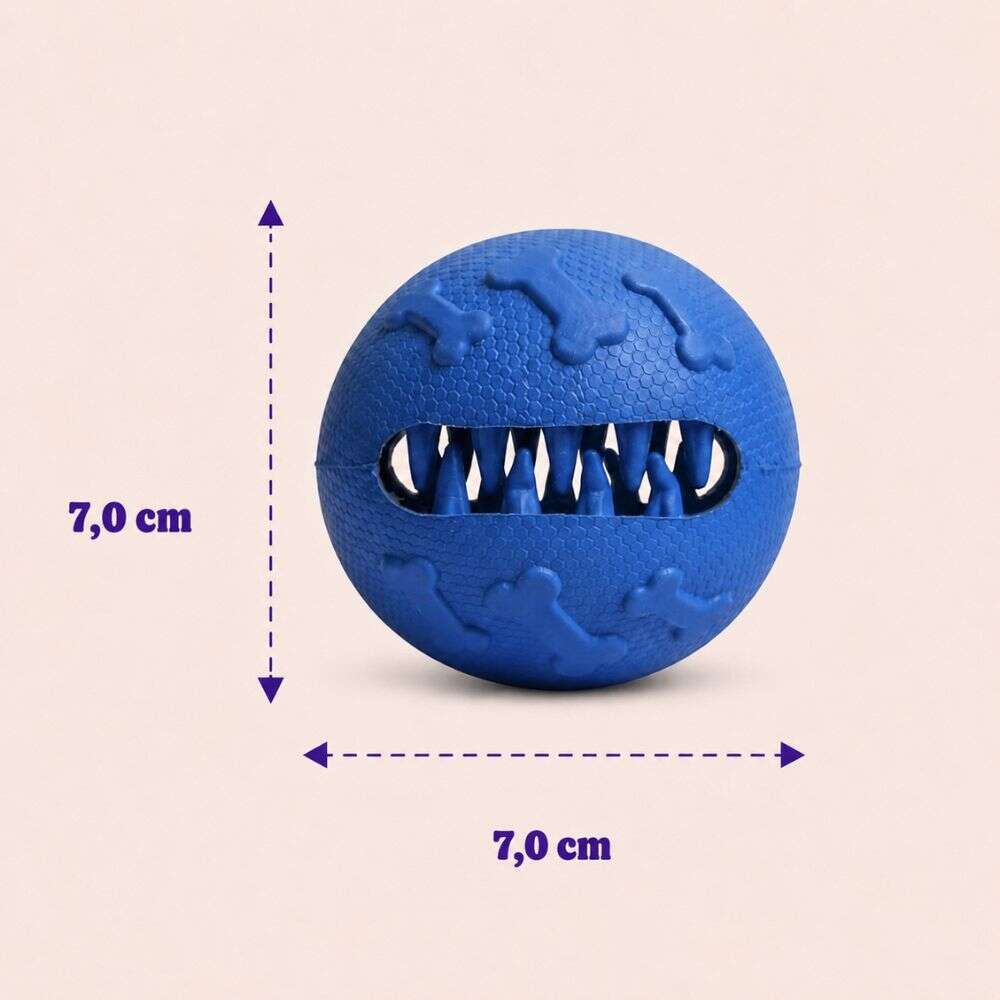 Brinquedo Kroco Bolinha Azul para Cães - Tam. Único