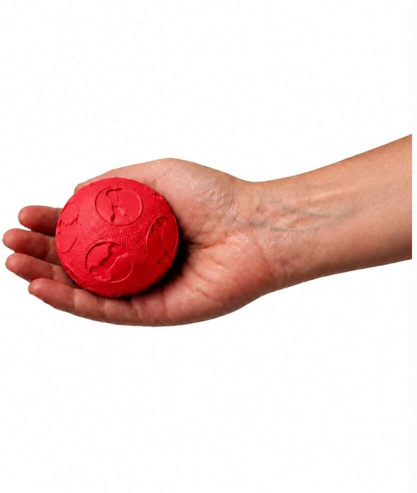 Brinquedo Kroco Bolinha Vermelho para Cães - Tam. M