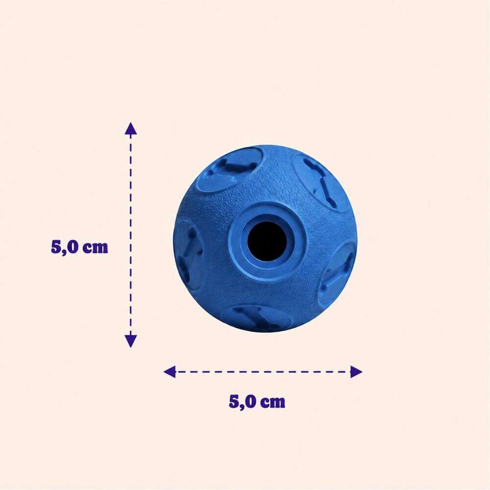 Brinquedo Kroco Bolinha Azul para Cães - Tam. P