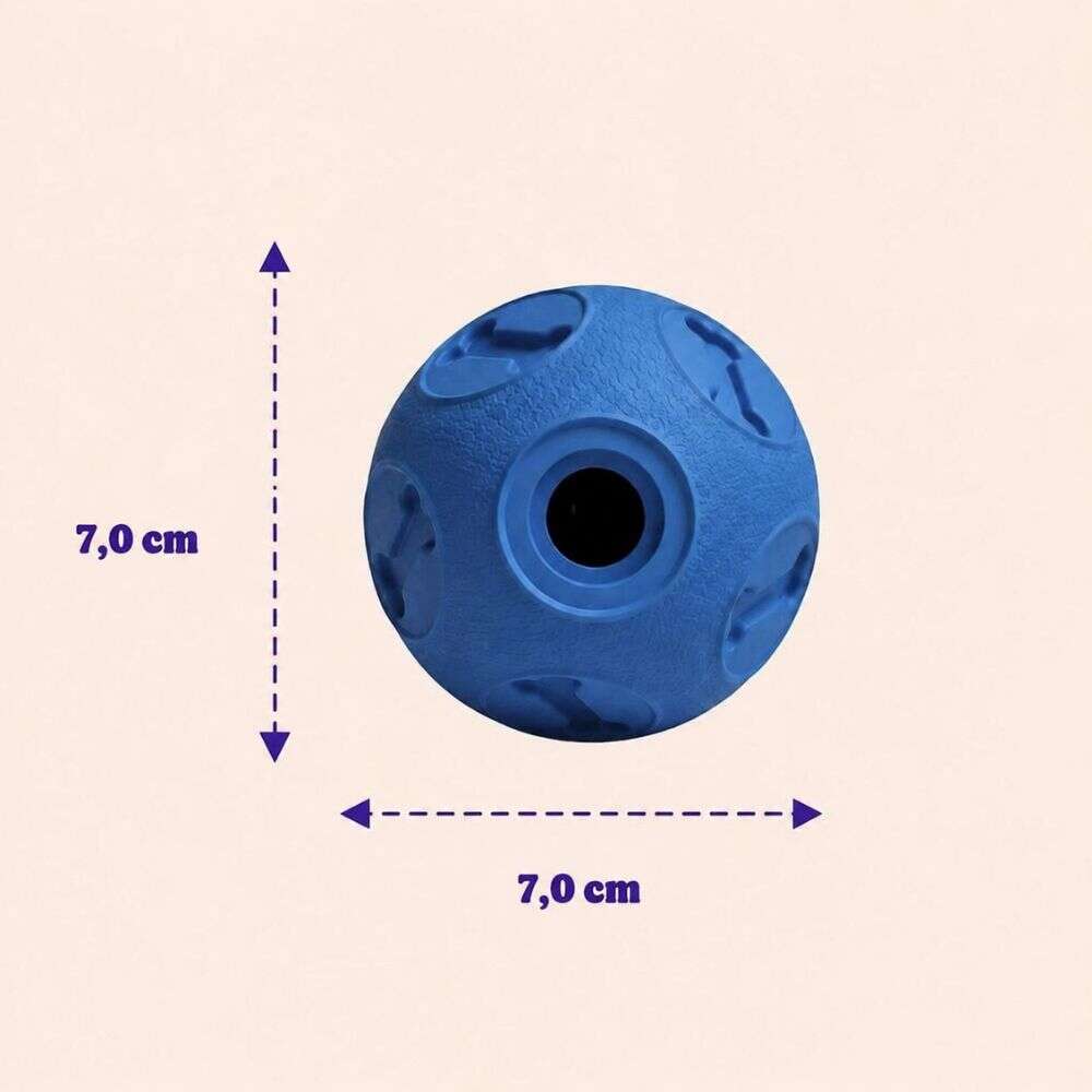 Brinquedo Kroco Bolinha Azul para Cães - Tam. G
