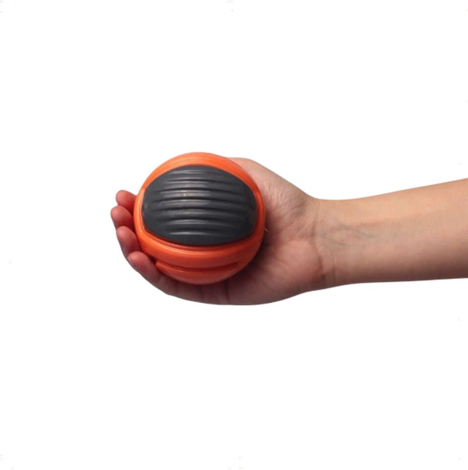 Brinquedo Kroco Bolinha Laranja e Marrom para Cães - Tam. Único