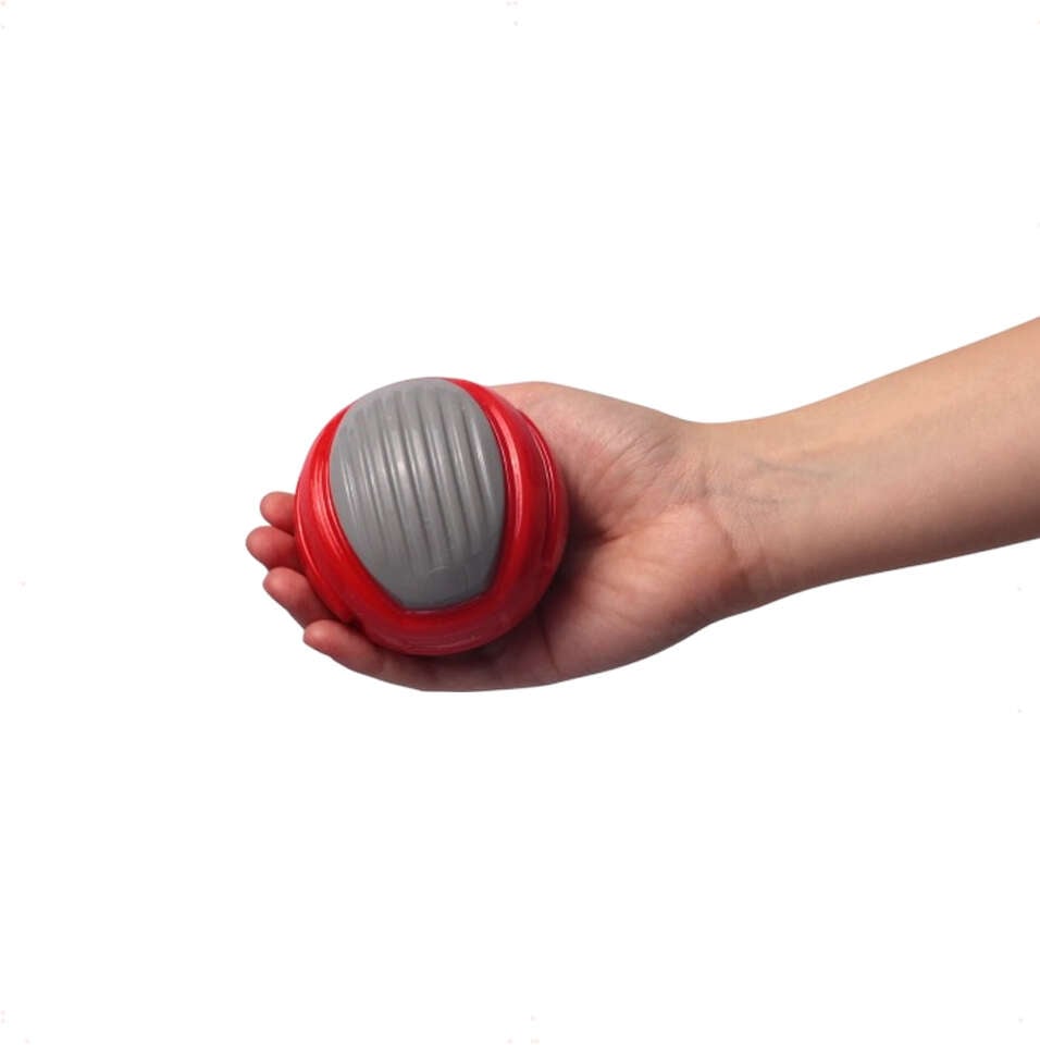 Brinquedo Kroco Bolinha Vermelha e Cinza para Cães - Tam. Único