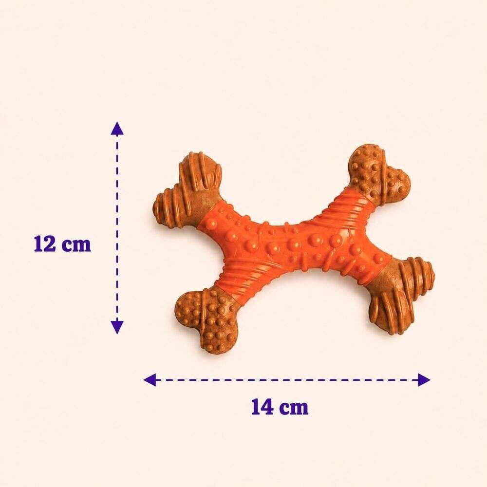 Brinquedo Mordedor Kroco X com Aroma para Cães - Tam. Único