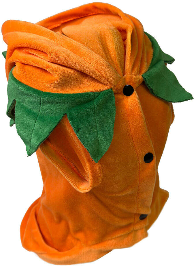 Fantasia Meau Halloween Abóbora - Tam. GG